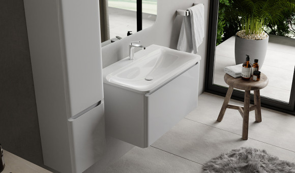 Шкаф пенал Raval Welto 33 Wel.04.120/P/W/RL подвесной Белый