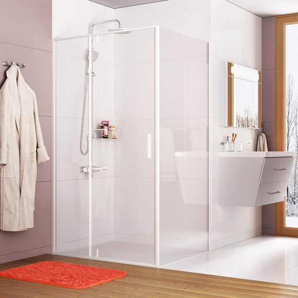 Душевой уголок WasserKRAFT Neime 120x90 19P07 профиль Белый матовый стекло прозрачное Душевой уголок WasserKRAFT Neime 120x90 19P07 профиль Белый матовый стекло прозрачное