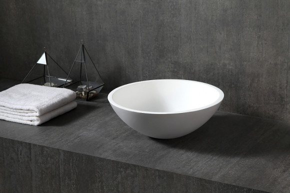 Раковина-чаша Abber Stein 40 AS2608 Белая матовая