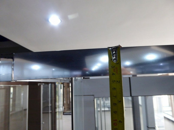 Душевой уголок Esbano Flex 100x80 ESOGF108PSB профиль Черный стекло прозрачное