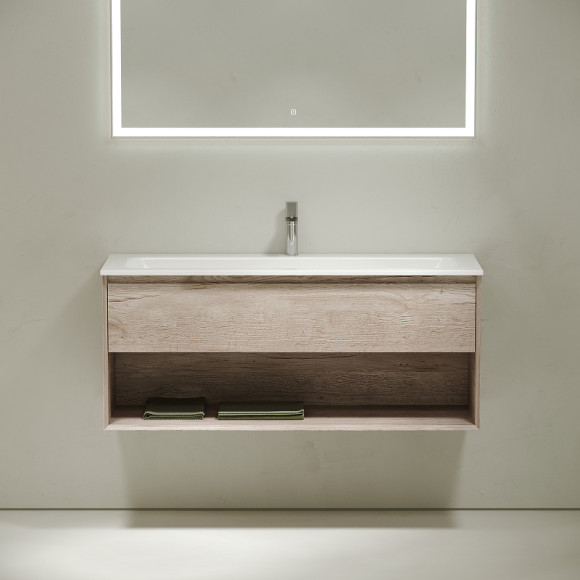 Тумба под раковину Sancos Marmi 1.0 120 MR1.0120EG подвесная Дуб галифакс натуральный Тумба под раковину Sancos Marmi 1.0 120 MR1.0120EG подвесная Дуб галифакс натуральный