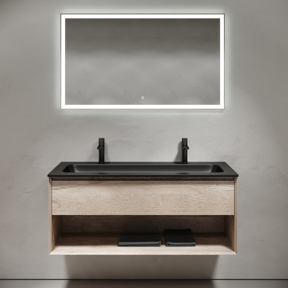 Тумба под раковину Sancos Marmi 1.0 120 MR1.0120EG подвесная Дуб галифакс натуральный Тумба под раковину Sancos Marmi 1.0 120 MR1.0120EG подвесная Дуб галифакс натуральный