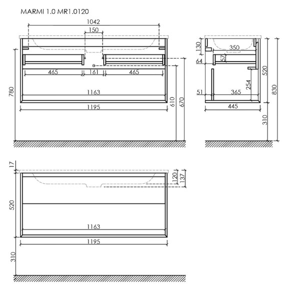 Тумба под раковину Sancos Marmi 1.0 120 MR1.0120EG подвесная Дуб галифакс натуральный Тумба под раковину Sancos Marmi 1.0 120 MR1.0120EG подвесная Дуб галифакс натуральный