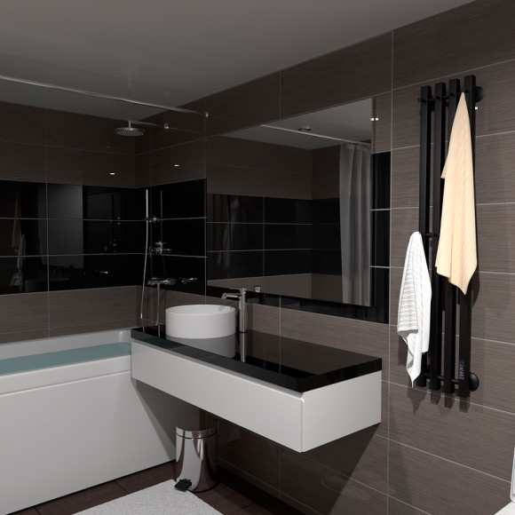 Электрический полотенцесушитель Маргроид Inaro профильный 1200x180 Inaro-12018-1081-9005R правый Черный матовый Электрический полотенцесушитель Маргроид Inaro профильный 1200x180 Inaro-12018-1081-9005R правый Черный матовый