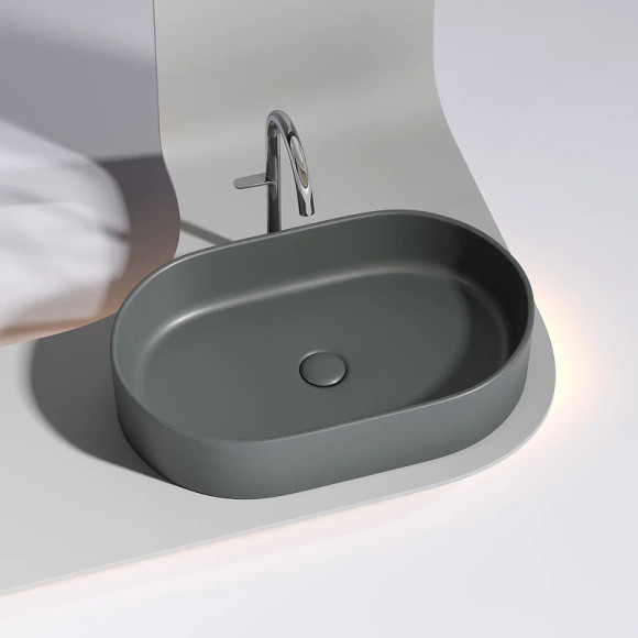 Раковина-чаша Ceramicanova Element 61 CN6048MDH Темный антрацит матовый Раковина-чаша Ceramicanova Element 61 CN6048MDH Темный антрацит матовый
