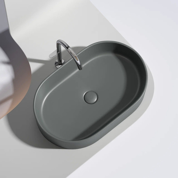 Раковина-чаша Ceramicanova Element 61 CN6048MDH Темный антрацит матовый Раковина-чаша Ceramicanova Element 61 CN6048MDH Темный антрацит матовый