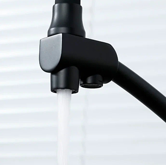 Смеситель для кухни Gappo G4398-16 Черный матовый