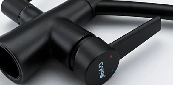 Смеситель для кухни Gappo G4398-16 Черный матовый