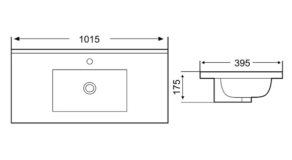Раковина WeltWasser Deilbach 7517 100 10000005586 Белый глянец