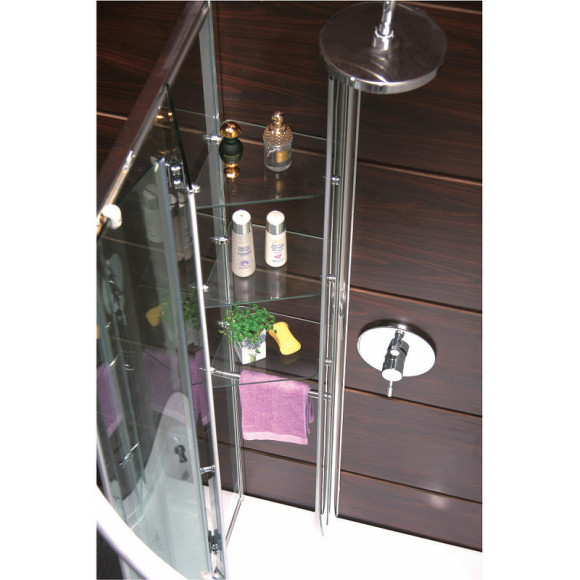 Душевой уголок Grossman Classic 120х80 L GR-9120L профиль Хром стекло прозрачное Душевой уголок Grossman Classic 120х80 L GR-9120L профиль Хром стекло прозрачное