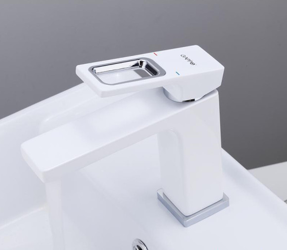 Смеситель для раковины Gappo G17-8 G1017 Белый Смеситель для раковины Gappo G17-8 G1017 Белый