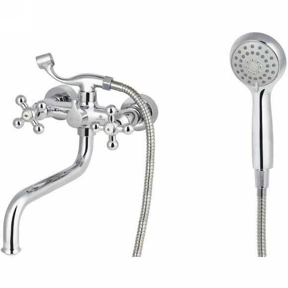 Смеситель для ванны Kaiser Carlson Lux 11255 универсальный Хром Смеситель для ванны Kaiser Carlson Lux 11255 универсальный Хром