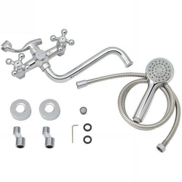 Смеситель для ванны Kaiser Carlson Lux 11255 универсальный Хром Смеситель для ванны Kaiser Carlson Lux 11255 универсальный Хром