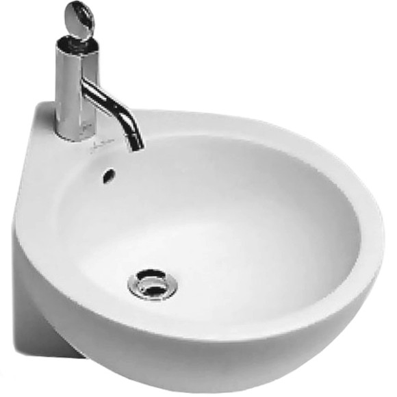 Раковина Hatria You and Me 46 R Y0H701 угловая Белая Раковина Hatria You and Me 46 R Y0H701 угловая Белая