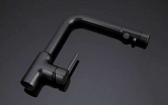 Смеситель для кухни Gappo G4390-10 Черный матовый