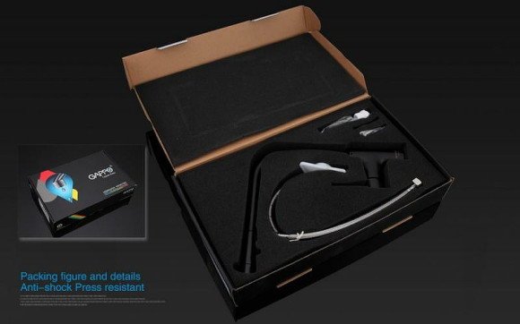 Смеситель для кухни Gappo G4390-10 Черный матовый