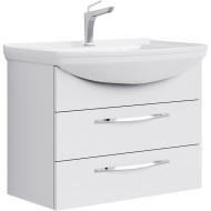Тумба под раковину Aqwella Аллегро 75 Agr.01.07/2 подвесная Белая Тумба под раковину Aqwella Аллегро 75 Agr.01.07/2 подвесная Белая