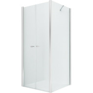 Душевой уголок New Trendy New Soleo Chrome 100х90 D-0146A/D-0092B профиль Хром стекло прозрачное