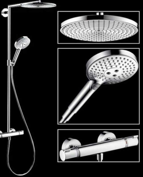 Душевая система Hansgrohe Raindance Select S 27133000 с термостатом Хром Душевая система Hansgrohe Raindance Select S 27133000 с термостатом Хром