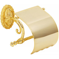Держатель туалетной бумаги Migliore Edera 16934 с крышкой Золото