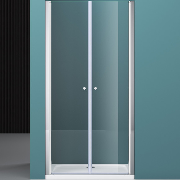 Душевая дверь BelBagno Etna 160 ETNA-B-2-160-C-Cr профиль Хром стекло прозрачное