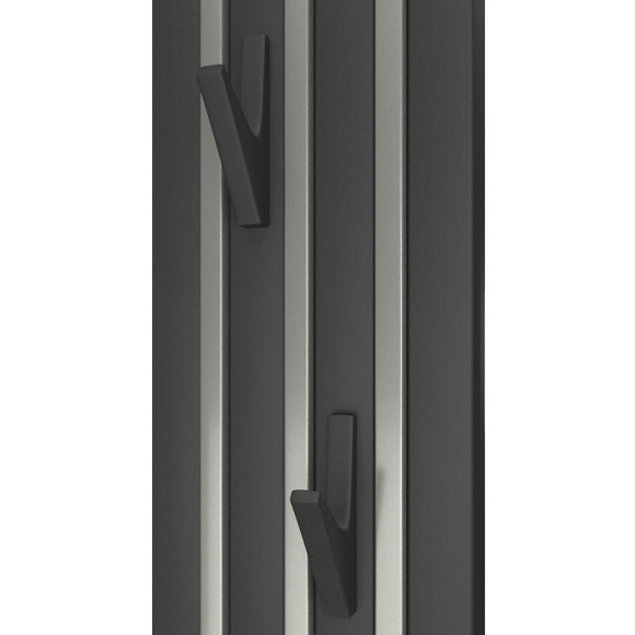 Электрический полотенцесушитель Point Пиано PN19722BC 150x1200 диммер слева Черный Хром Электрический полотенцесушитель Point Пиано PN19722BC 150x1200 диммер слева Черный Хром