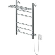 Электрический полотенцесушитель Ника Way-2 60/40 с полкой Хром