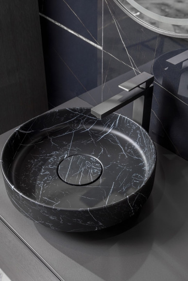 Раковина-чаша Boheme Corian 40 801-NM Nero Marquina