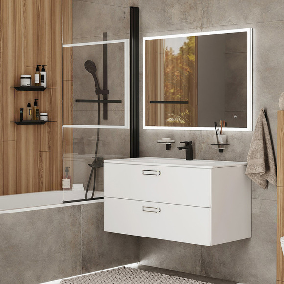 Смеситель для раковины Iddis Bild BILBL00i01 Черный матовый Смеситель для раковины Iddis Bild BILBL00i01 Черный матовый