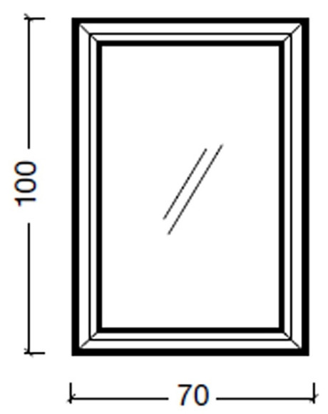 Зеркало Boheme Armadi Art Terso 70 557 с подсветкой Черный глянец Зеркало Boheme Armadi Art Terso 70 557 с подсветкой Черный глянец