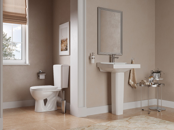 Унитаз компакт Santeri Орион 1.P400.8.S00.00B.F с бачком и сиденьем Унитаз компакт Santeri Орион 1.P400.8.S00.00B.F с бачком и сиденьем