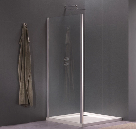 Душевая стенка Koller Pool Aqua Line 80 S80C профиль Хром стекло прозрачное