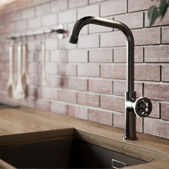 Смеситель для кухни Iddis Grange GRAGM00i05 Графит матовый Смеситель для кухни Iddis Grange GRAGM00i05 Графит матовый