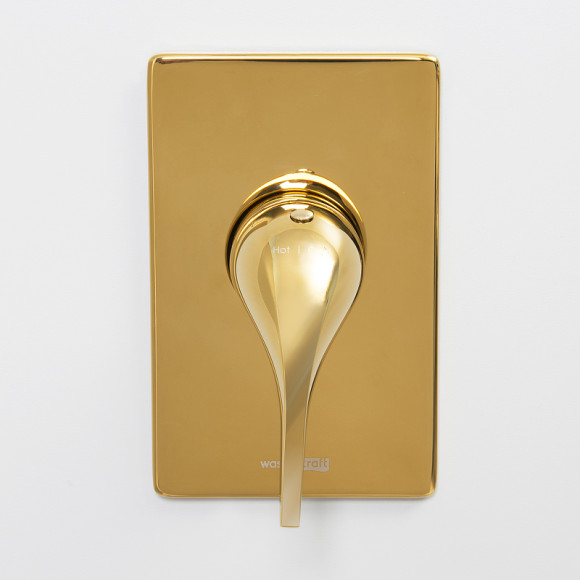 Смеситель для раковины WasserKRAFT A71573 Золото глянцевое