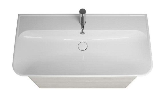 Тумба с раковиной Burgbad Iveo 100 SFEN100F2835G0161C0001*1 подвесная Дуб меринос