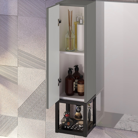 Подвесной шкаф Opadiris Треви 20 L 00-00003873 Серый матовый Подвесной шкаф Opadiris Треви 20 L 00-00003873 Серый матовый