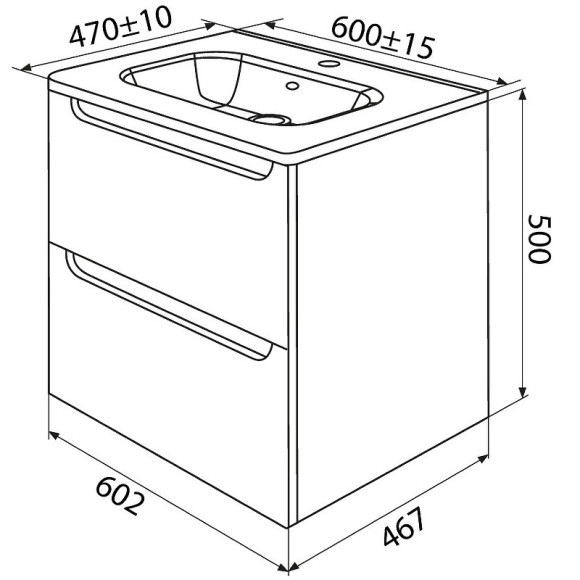Тумба с раковиной Iddis Edifice 60 EDI60D0i95K подвесная Темно-серая Тумба с раковиной Iddis Edifice 60 EDI60D0i95K подвесная Темно-серая