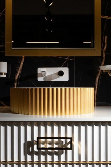 Тумба под раковину Boheme Armadi Art Monaco 80 867-080-WG Белая глянец Золото Тумба под раковину Boheme Armadi Art Monaco 80 867-080-WG Белая глянец Золото