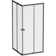 Душевой уголок AM.PM Sunny 90х90 W87G-403-9090-BT профиль Черный матовый стекло прозрачное Душевой уголок AM.PM Sunny 90х90 W87G-403-9090-BT профиль Черный матовый стекло прозрачное