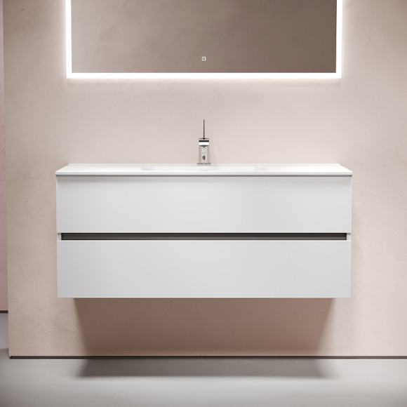 Тумба под раковину Sancos Urban 120 UR120-1W подвесная Белый глянец