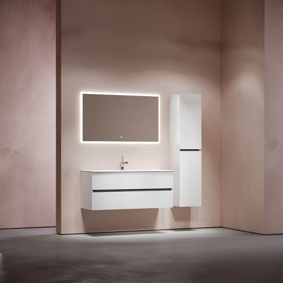 Тумба под раковину Sancos Urban 120 UR120-1W подвесная Белый глянец