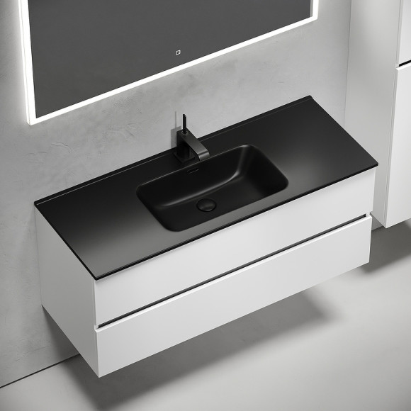 Тумба под раковину Sancos Urban 120 UR120-1W подвесная Белый глянец