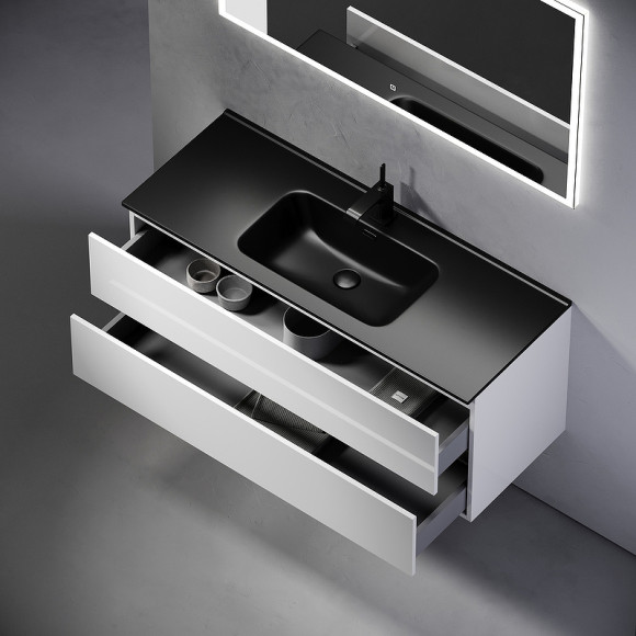 Тумба под раковину Sancos Urban 120 UR120-1W подвесная Белый глянец