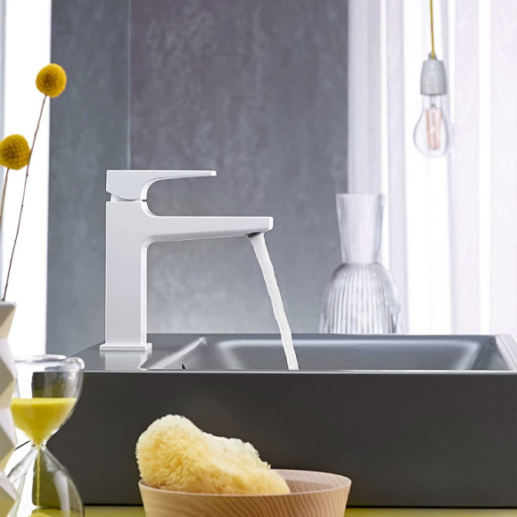 Смеситель для раковины Hansgrohe Metropol 32507700 Белый матовый Смеситель для раковины Hansgrohe Metropol 32507700 Белый матовый