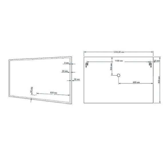 Зеркало Art&Max Arezzo AM-Are-1200-800-DS-FC с подсветкой с сенсорным выключателем Хром Зеркало Art&Max Arezzo AM-Are-1200-800-DS-FC с подсветкой с сенсорным выключателем Хром