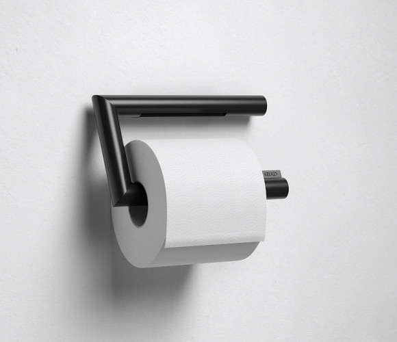 Держатель туалетной бумаги Keuco Collection Reva 12862 370000 Черный матовый Держатель туалетной бумаги Keuco Collection Reva 12862 370000 Черный матовый