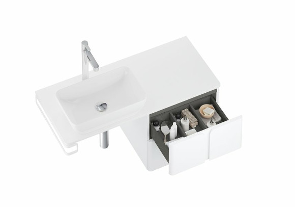 Тумба под раковину Ravak SD Balance 60 X000001367 подвесная Белая Графит Тумба под раковину Ravak SD Balance 60 X000001367 подвесная Белая Графит