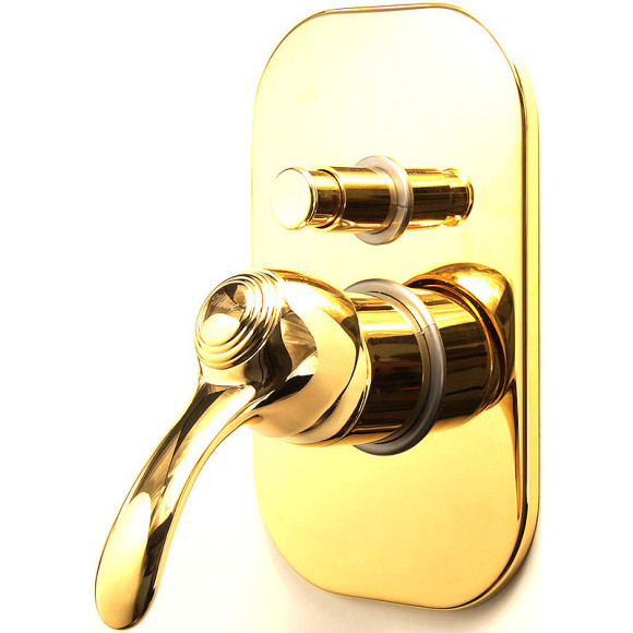 Смеситель для душа Webert Aurora AU860101010 Золото