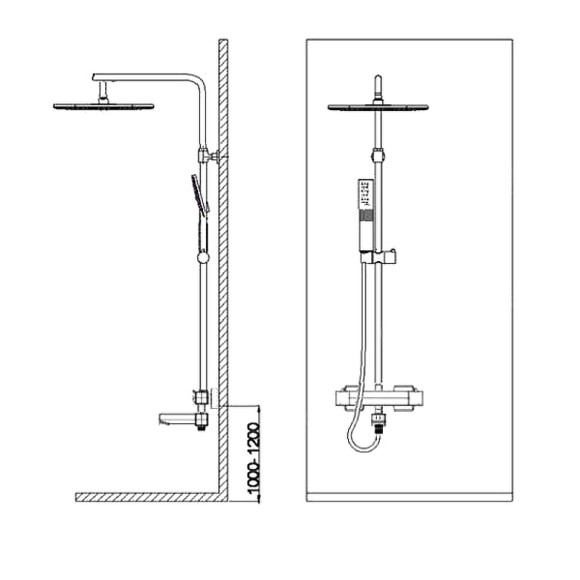 Душевая система WeltWasser WW TS 4244 10000000943 Хром Душевая система WeltWasser WW TS 4244 10000000943 Хром