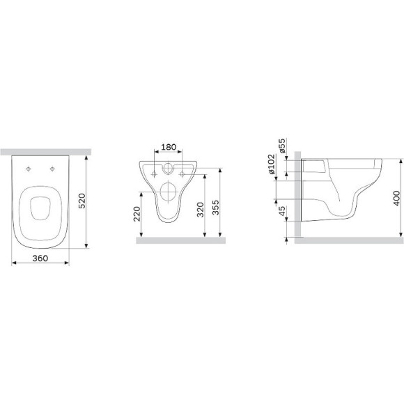 Унитаз AM.PM X-Joy C85A1702SC подвесной Белый с сиденьем микролифт Унитаз AM.PM X-Joy C85A1702SC подвесной Белый с сиденьем микролифт